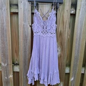 Free People Adella Slip Dress